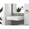 Castello Usa Juniper 24 in Solid Surface Wall-Mounted Bathroom Sink in White CB-GM-2056-24 - alternate 4